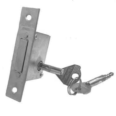 Imagem de Fechadura Auxiliar Tetra Perfil Estreito Polyforte 30 mm-