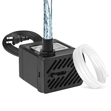 Imagem de DaToo 50 GPH - Bomba de água submersível pequena de 3 W, bomba de fonte ultra silenciosa para aquário, peixes, lagoas estatuárias hidropónicas
