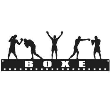Imagem de Porta Medalhas de Luta e Boxe, Quadro Decorativo Vazado
