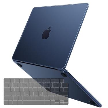 Imagem de Soonjet - Capa para MacBook Air de 15 polegadas 2023 novo M2 [100 % combinando com cor oficial] [armadura ultrafina] capa rígida protetora capa de teclado translúcido para portátil modelo A2941
