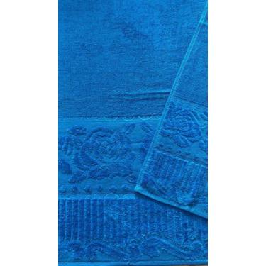 Imagem de Kit de Toalha de Banho e Rosto - Clamatex, Azul Escuro