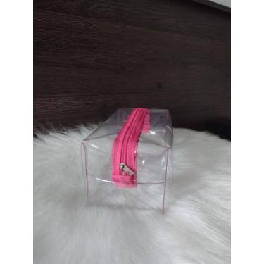 Imagem de Necessarie Box plástico cristal transparente - Espaço da Neide , Pink
