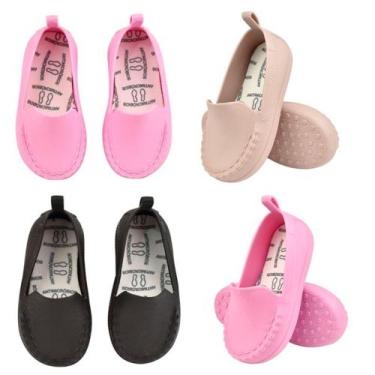 Imagem de Mocassim Infantil Menina Menino Flexivel Leve Macio Diversas Cores - L