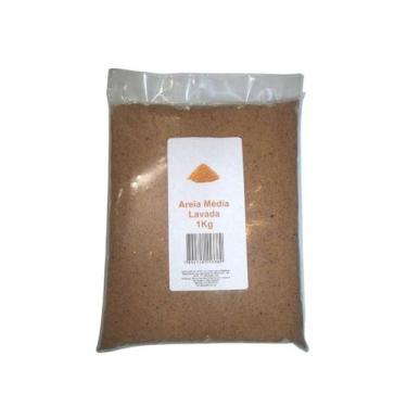 Imagem de Areia Média Lavada para Vasos de Plantas 1Kg - Sos Lar