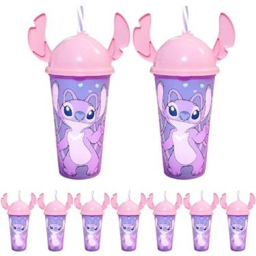 Imagem de 10 Copos Angel Stitch Orelha Festa Aniversário e Decoração - Plasútil