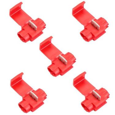 Imagem de Kit 5 Conector Emenda Rápida Derivação 1,5-2,5mm² para Fios e Cabos El