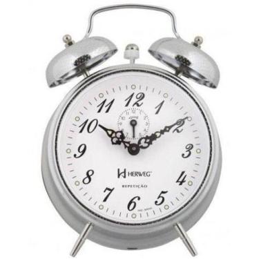 Imagem de Relógio Despertador Mecânico Clássico Herweg 2380-207