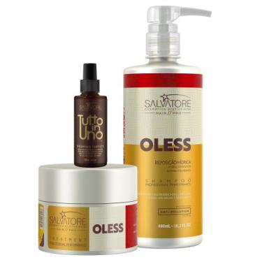 Imagem de Kit Reposição hídrica OLESS + Tutto in Uno - Salvatore Hair Pro
