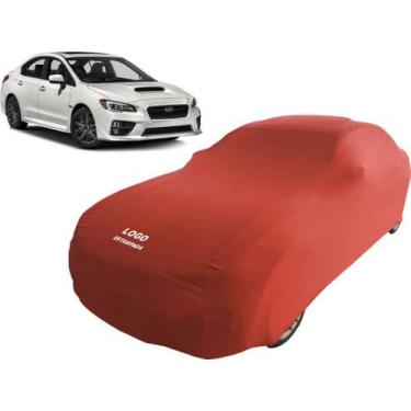 Imagem de Capa Automotiva Para Subaru Wrx Sti Tecido Helanca - Mz, Vermelha