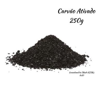 Imagem de Carvão Ativado Granulado para Filtragem - Filtro Aquario Aquarismo - U