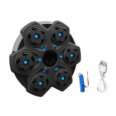 Imagem de menolana Máquina Inteligente de Boxe Musical, Treinador de Boxe Musical, Alvo de Treinamento de Reação, Alvo de Parede de Boxe Musical para Fitness, Casa Inter, Preto