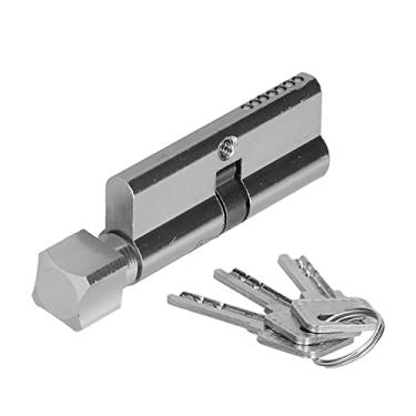 Imagem de Fechadura de Cilindro, Peças de Reposição de Fechadura de Porta Cilindro de Fechadura de Porta Combinação de Cilindro Principal Com Chave Liga de Alumínio e Ferro para Espessura
