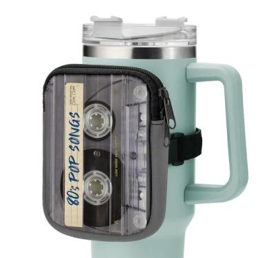 Imagem de WIRESTER Bolsa para garrafa de água Stanley 1,134 g 850 g 590 ml, copo com alça Stanley Cup Acessórios, bolsa de copo com bolso para academia, esportes, atividades ao ar livre, homens, mulheres - fita