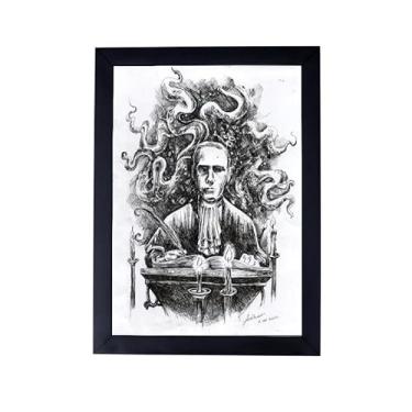 Imagem de GENÉRICO, quadro 24x33 ficção e terror H.P. lovecraft p8793