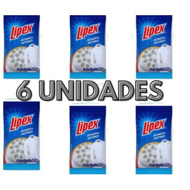 Imagem de 6 Un. Anti Mofo Traça Guarda Roupa Armário Mau Cheiro Lipex