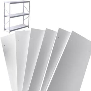 Imagem de Prateleira/Bandeja Mini Porta Pallet 250kg 1,8m Conj. 9 Bandejas 60x20cm