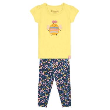 Imagem de Conjunto bebê menina de abelhinha Brandili Baby