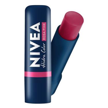 Imagem de NIVEA Hidratante Labial Hidra Color 2 em 1 Rosa Pink 4,8g