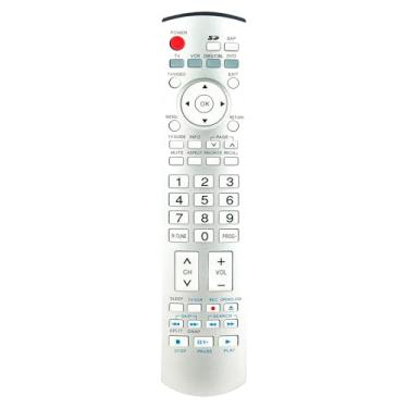 Imagem de Controle remoto de substituição EUR7737Z10 compatível com PANASONIC TV PT-56DLX76 PT-61DLX76 PT-61DLX26 TH-42PD60 TH-42PD60X TH-42PD60U TH-42PX600 TH-42PX600U TH-500U PX6000 U TH-58PX600U TH-50PX600