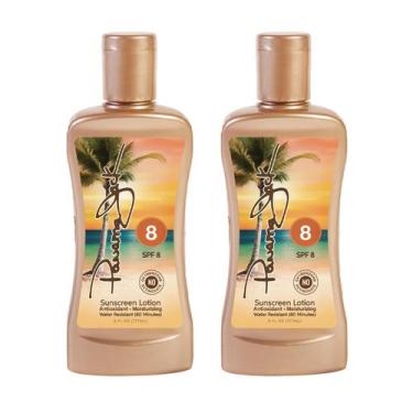 Imagem de Loção bronzeadora protetora solar Panama Jack SPF 8 177mL (pacote com 