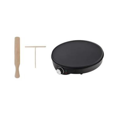 Imagem de Ioensy Máquina de crepes de grade elétrica, fabricante de panquecas, cozinheira de panqueca de panquecas de panquecas Crepe Pan para Blintzes ovos crepes