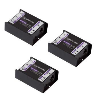 Imagem de Kit 3 Direct Box Passivo Waldman DuoPass DI-2PS Profissional
