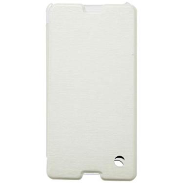 Imagem de Capa Protetora Bolden Flip, Krusell, Xperia E3/E3 Dual, Capa com Proteção Completa (Carcaça+Tela), Branco