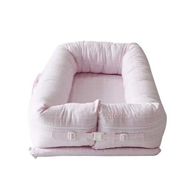Imagem de Bercinho Portátil Ninho para Bebê Sleep UM Master (1, 00m x 60cm x 15cm) Boston Rosa, Biramar Baby, Rosa