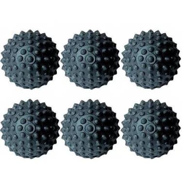 Imagem de 6x Bolinha Cravo para Cachorro Pet Anti Stress e Massagem Mãos e Pés -