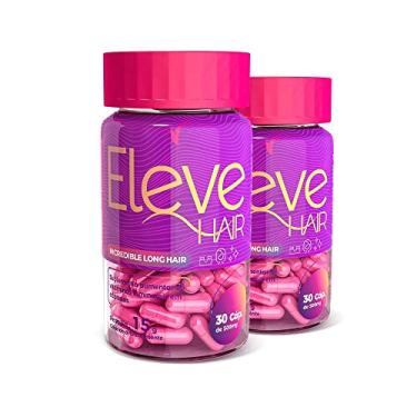 Imagem de Kit 2 Vitaminas P/Cabelos e Unhas 60 Caps Eleve Hair