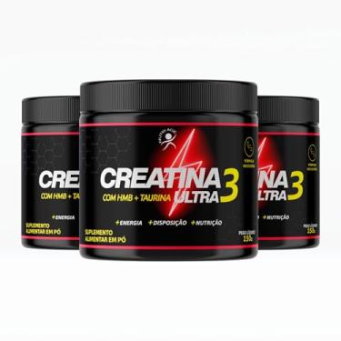 Imagem de NutriAge - Creatina 3 Ultra - 3 Potes- 90 Colheres - Força, Energia e Resistência