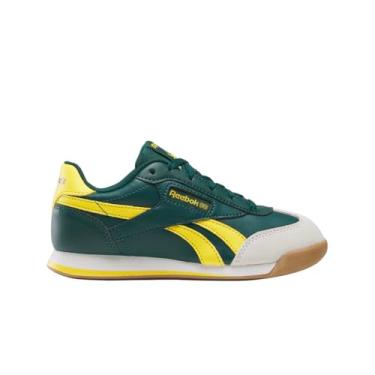 Imagem de Reebok Tênis infantil unissex Zig Dynamica 5, Branco/vetor azul marinho/limão solar, 18