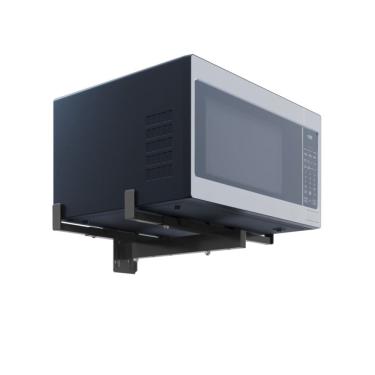 Imagem de Suporte Parede Para Forno Microondas Preto Aço Brasforma