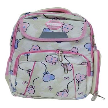 Imagem de Mochila infantil juvenil feminina - Volta as aulas - G502, Branco