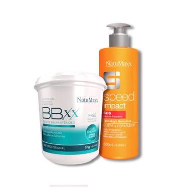 Imagem de Kit Bbxx Beauty Balm Free + Speed Impact NatuMaxx 1kg