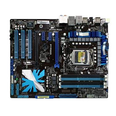 Imagem de Placa-mãe para jogos LGA 1156 adequada para placa-mãe Asus P7P55D DDR3 1156 Core I7/Core I5 USB2.0 SATA II P7P55D Intel P55 Desktop Placa-mãe