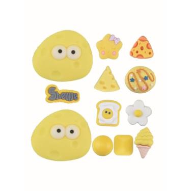 Imagem de RUPUDDT Conjunto de pingentes de sapatos, caminhão, carro, comida, sapatos, acessórios de decoração para meninas, unissex, adultos, homens, mulheres, adolescentes, crianças, meninos, faça você mesmo