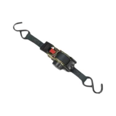Imagem de Baoblaze Cinta de catraca retrátil automática Cinta de amarração retrátil de alto desempenho com ganchos S para reboques, carga, motocicleta, Preto