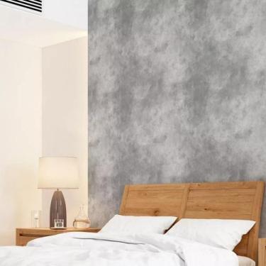 Imagem de Papel de Parede Adesivo 10m X 45cm Cimento Queimado Envelopamento Quar