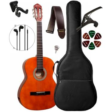 Imagem de KIT Violão Acústico Giannini Aço S14 N + Capa Luxo, Suporte Ibox SPF E Acessórios