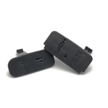 Imagem de 1 conjunto de capa de borracha MIC interface USB para Canon 6D 6D2 80D 60D 650D 600D 700D 750D 77D 800D 70D 7D 7D2 peça de reparo de câmera (650D700D USB tampa de borracha