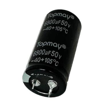 Imagem de 3 PÇS CAPACITOR ELETROLITICO 6800X50V - 6800UF X 50V - 105º - Topmay