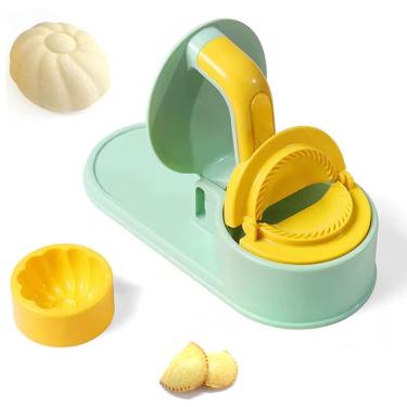 Imagem de Maquina de Modelar Pastel Massa Bolinho Gyoza Ravioli Molde Lanchonete Restaurante Preparo Refeiçao Lanche Casa Cozinha