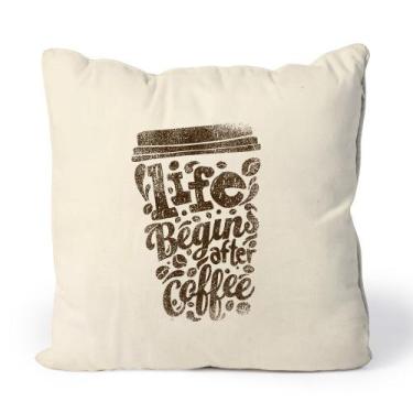 Imagem de Almofada Begins After Coffee - Studio Geek