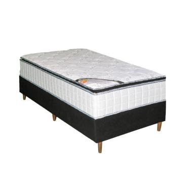 Imagem de Colchão Solteiro Molas Ensacadas Miami + Base 88x188x71