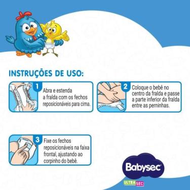 Imagem de Fralda Infantil Babysec Hiper 1 Pacote Tamanho XXG Com 48 Unidades