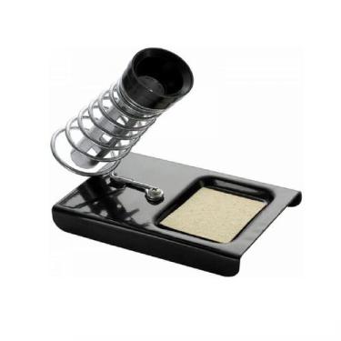 Imagem de Suporte Para Ferro De Solda + Esponja Vegetal Limpeza Pontas - Lumen