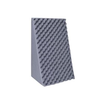 Imagem de Travesseiro Triangular Anatômico Casca De Ovo Sem Capa Apoio Encosto Costa Leitura Antirefluxo(Preto,Único)