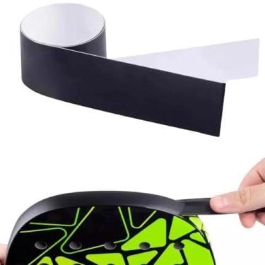 Imagem de Fita Protetora De Raquete Beach Tenis Transparente Optum Preta