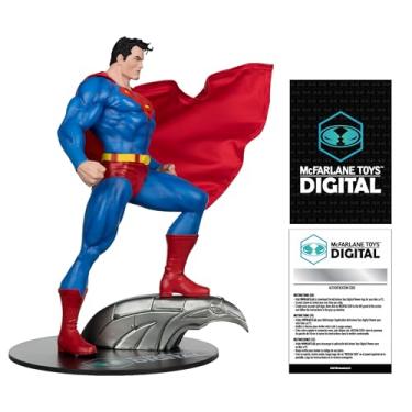 Imagem de McFarlane Brinquedos - DC Direct Superman por Jim Lee Estátua colecionável digital em escala 1:6
